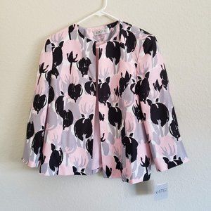 Kasper Jacket Pink White Grey Black Size 12